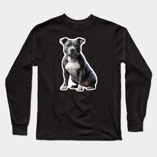 Pit Bull Long Sleeve T-Shirt by millersye